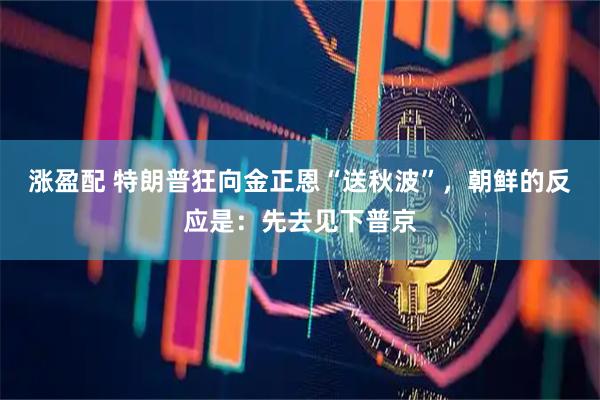 涨盈配 特朗普狂向金正恩“送秋波”，朝鲜的反应是：先去见下普京