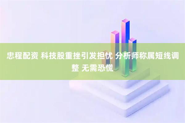 忠程配资 科技股重挫引发担忧 分析师称属短线调整 无需恐慌